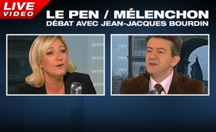 Débat Marine Le Pen, Jean-Luc Mélenchon.
