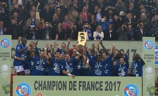 Foot RCS vs Bourg en Bresse. Strasbourg le 19 mai 2017