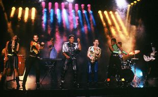 Le groupe Kassav' à l'époque de sa gloire en 1989