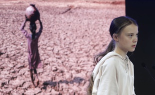 La militante suédoise Greta Thunberg au Forum économique de Davos, le 21 janvier 2020.
