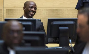 L'Ivoirien Charles Blé Goudé comparaît le 27 mars 2014 devant la Cour pénale internationale (CPI) à La Haye