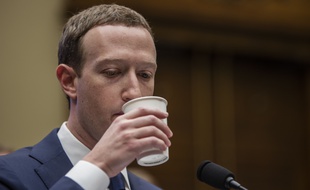 Mark Zuckerberg lors de son témoignage le 11 avril 2018 à Washington.
