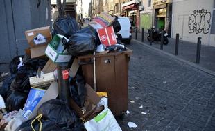 Une rue de Marseille, le 18 décembre 2020.