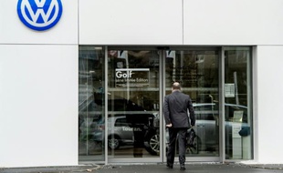 Un concessionnaire Volkswagen à Dunkerque, le 4 novembre 2015
