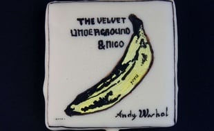 La pochette du mythique album du groupe pop The Velvet Underground and Nico réalisé par Andy Wahrol inspire même les pâtissiers.