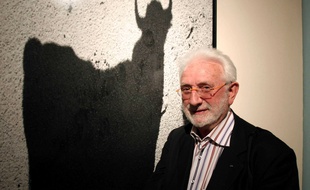 Lucien Clergue au Musée Marmottan, à Paris le 28 mai 2009.