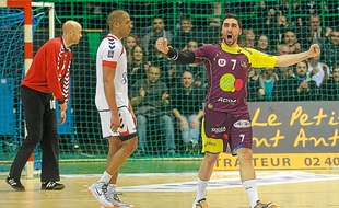 L'Espagnol Valero Rivera a été, comme souvent, le meilleur buteur côté nantais.