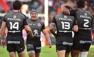 Cheslin Kolbe et le Stade Toulousain régalent cette saison, comme ici face à Lyon (53-21) en Top 14, le 17 mars 2019.