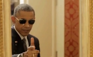 Barack Obama dans une vidéo de Buzzfeed dévoilée le 12 février 2015.
