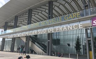 La gare Sud de France à Montpellier