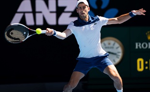 Novak Djokovic, à l'Open d'Australie