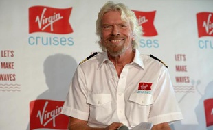 Le milliardaire Richard Branson, patron du groupe Virgin, lors d'une conférence de presse à Miami, le 23 juin 2015
