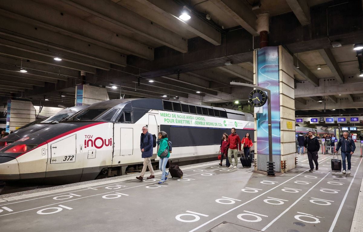 SNCF : Des TGV retardés dans tout l'ouest de la France après qu'un train a heurté des pierres à Montparnasse