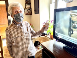 Denise Touron, 85 ans, est utilisatrice de la Sunday Box