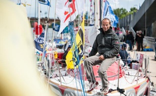 Nicolas Lunven fait partie de la longue liste des favoris de la Solitaire du Figaro qui s'élancera des quais de Bordeaux samedi.