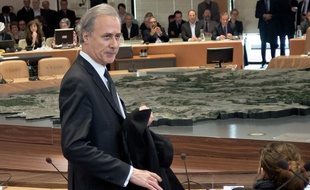 Georges Tron le 2 avril 2015 à Evry.