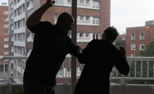 Illustration de violences conjugales.