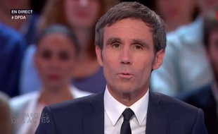 David Pujadas dans «Des paroles et des actes», le 26 mai 2016.