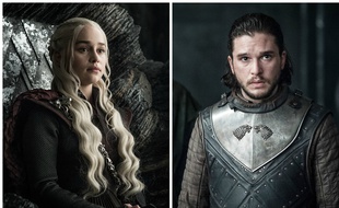 Daenarys (Emilia Clarke) etJon Snow (Kit Harington) dans l'épisode 3 de la saison 7 de «Game Of Thrones».