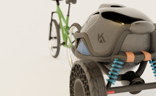 Le prototype de la remorque intelligente créée par la start-up Kid-Venture
