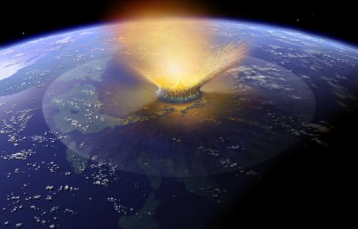 Il Est Venu Dans La Nuit De La Terre L'astéroïde qui a causé l'extinction des dinosaures a provoqué un véritable  cataclysme sur Terre