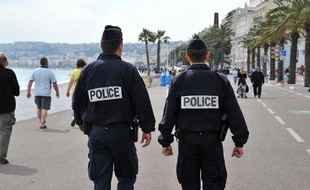 Illustration de la police française.
