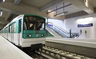 Métro parisien, illustration.