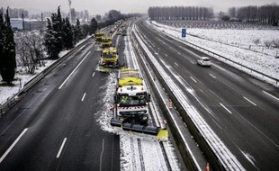 La circulation pourrait être difficile en cas de fortes chutes de neige.