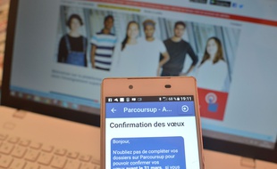 Illustration de la plateforme d'orientation des lycéens Parcoursup.