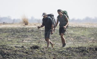 Laure Manaudou a parcouru 130 km en cinq jour au Botswana avec Mike Horn.
