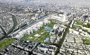 Le futur palais de justice sera situé au nord du quartier Clichy-Batignolles (17e).