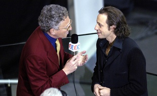 Nelson Monfort et Philippe Candeloro
