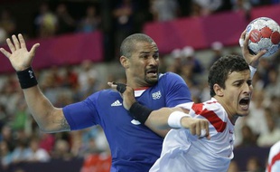 Didier Dinart, ici face à la Tunisie le 2 août 2012 aux JO de Londres.