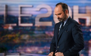 Edouard Philippe sur le plateau du 20 Heures de TF1, le 7 janvier 2018.