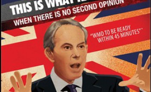 Campagne de publicité pour le lancement de la chaîne russe RT à Londres