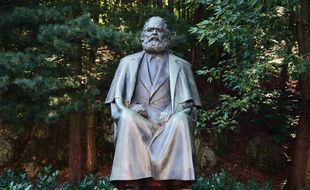 Une statue de Karl Marx en République Tchèque.