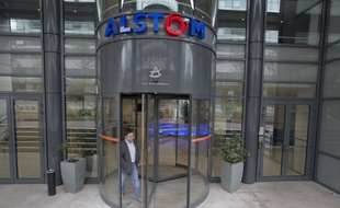 Le siège d'Alstom à Paris le 24 avril 2014.