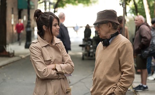 Selena Gomez et Woody Allen sur le tournage de «Un jour de pluie à New York»