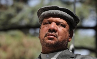 Le vice-président afghan Mohammad Qasim Fahim, au palais présidentiel à Kaboul le 22 septemebre 2011