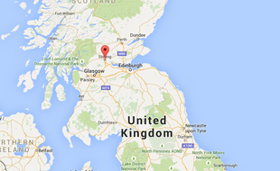 Googlemap de Striling, en Ecosse.