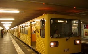 Le métro de Berlin, en Allemagne (illustration).