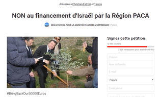 La pétition en question.
