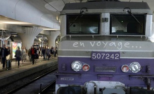 Un train en gare d'Austerlitz à Paris, le 19 juin 2014