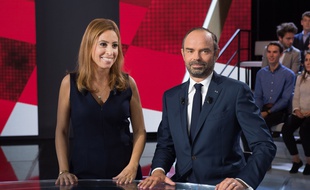 Edouard Philippe dans «L'Emission politique» présentée par Léa Salamé sur France 2.