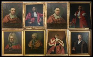 Les doyens de la faculté de médecine de Toulouse.