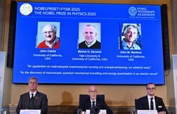 Le prix Nobel de physique décerné à un trio, dont un Français