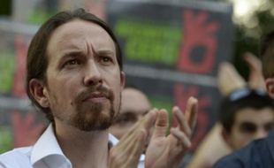 Le secrétaire général de Podemos, Pablo Iglesias, le 27 juin 2015 à Madrid