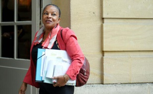 La ministre de la Justice, Christiane Taubira, le 6 janvier 2016 à Matignon