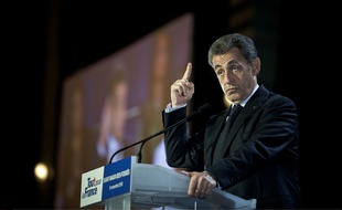 Nicolas Sarkozy à Saint-Maur-des-Fossés (Val de Marne), le 14 novembre 2016.