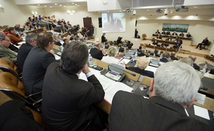 Le conseil général de Loire-Atlantique, le 31 mars 2011.